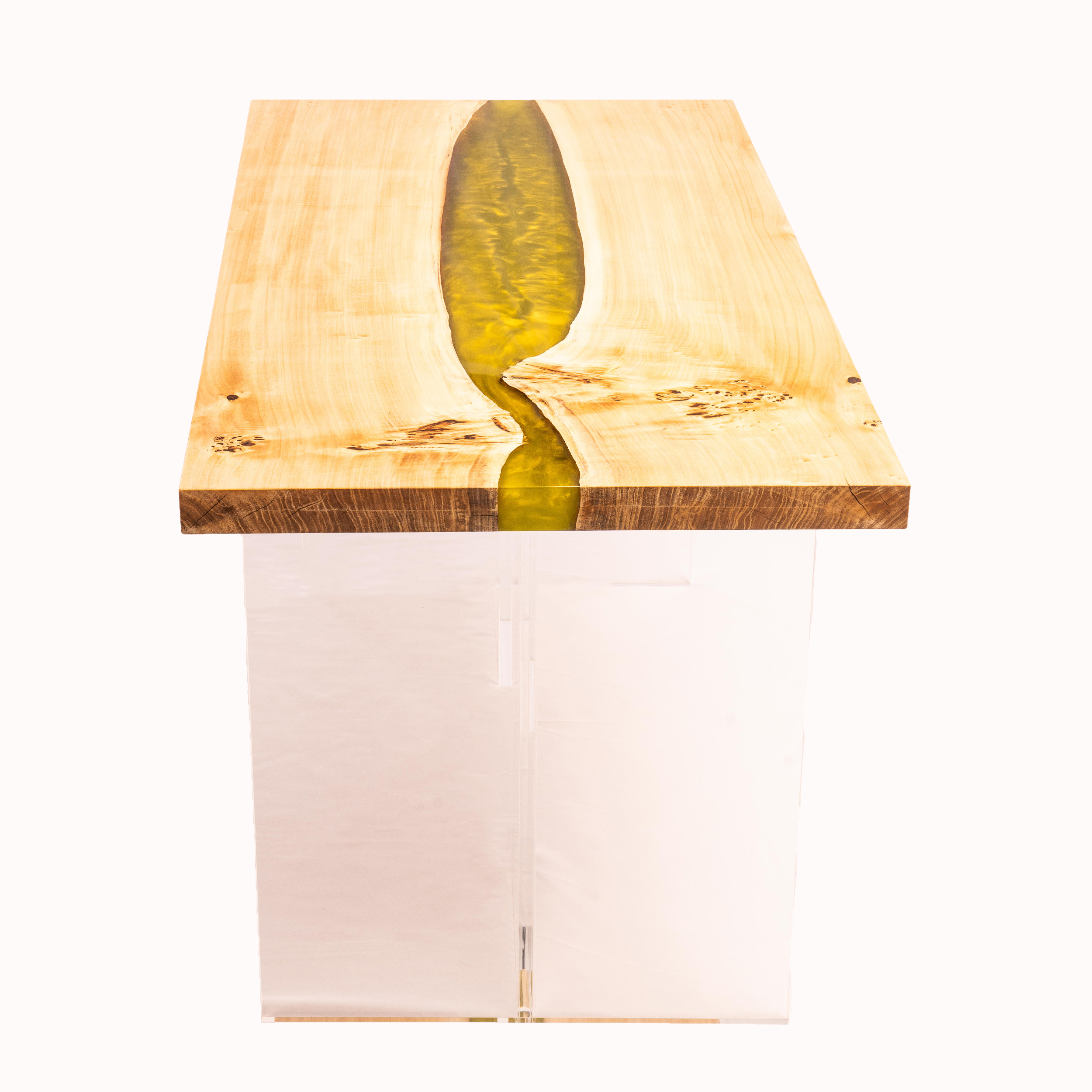 ポプラ ポプラリバーテーブル 〜120cm〈2人掛け〉 | レジンテーブル  